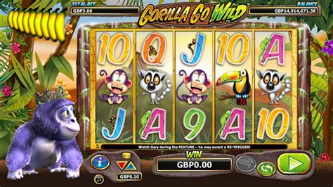 Gorilla Go Wild Slots – Spin This Casino Game Now.